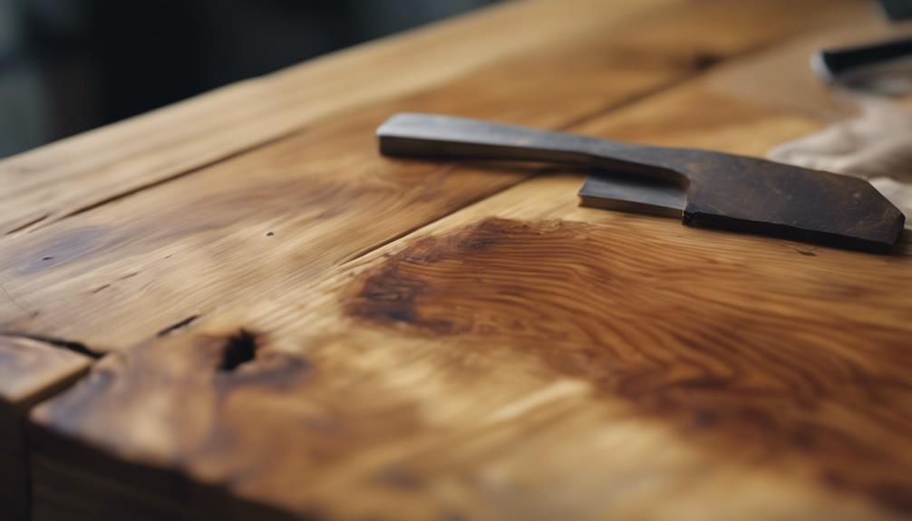 enhancing pine wood appearance